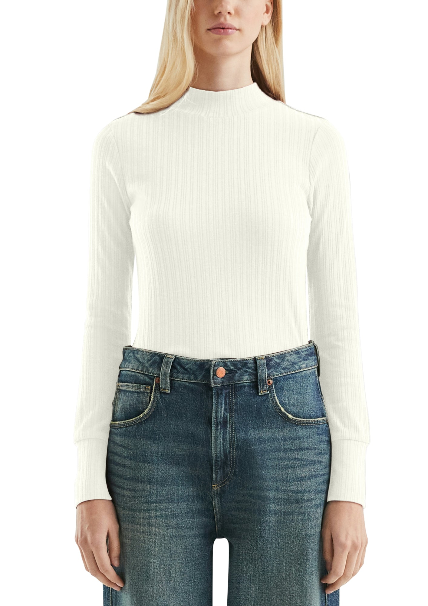 Q/S by s.Oliver Langarmshirts weiß