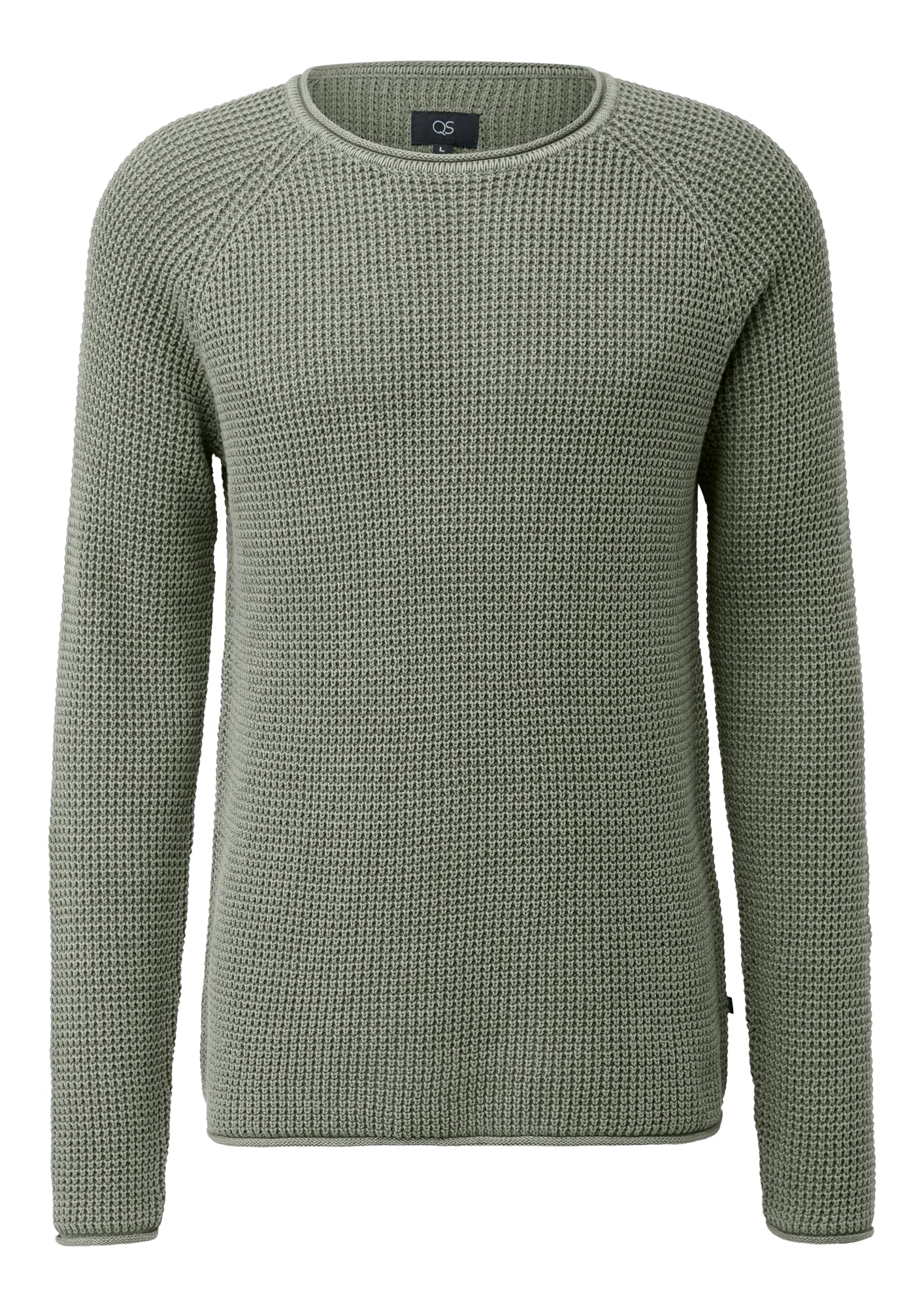 Q/S by s.Oliver Pullover hellgrün