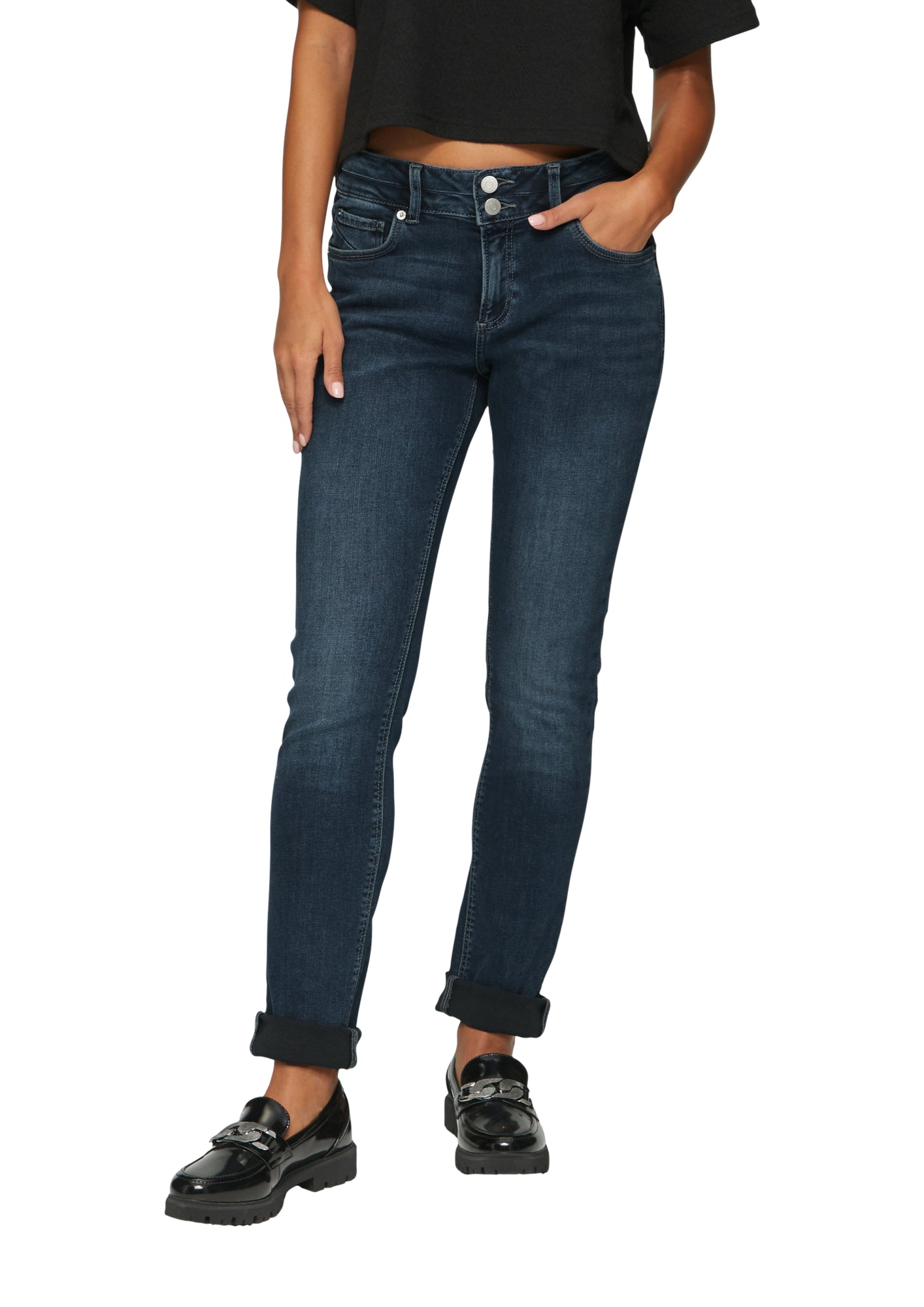Q/S by s.Oliver Skinny, Slim blau