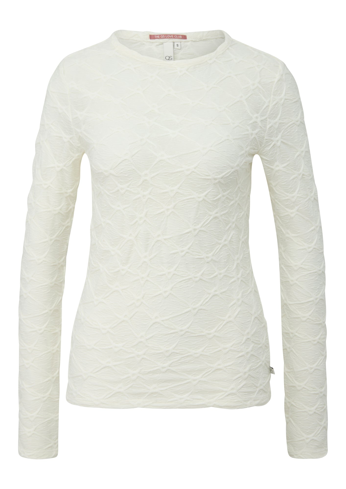 Q/S by s.Oliver Langarmshirts weiß