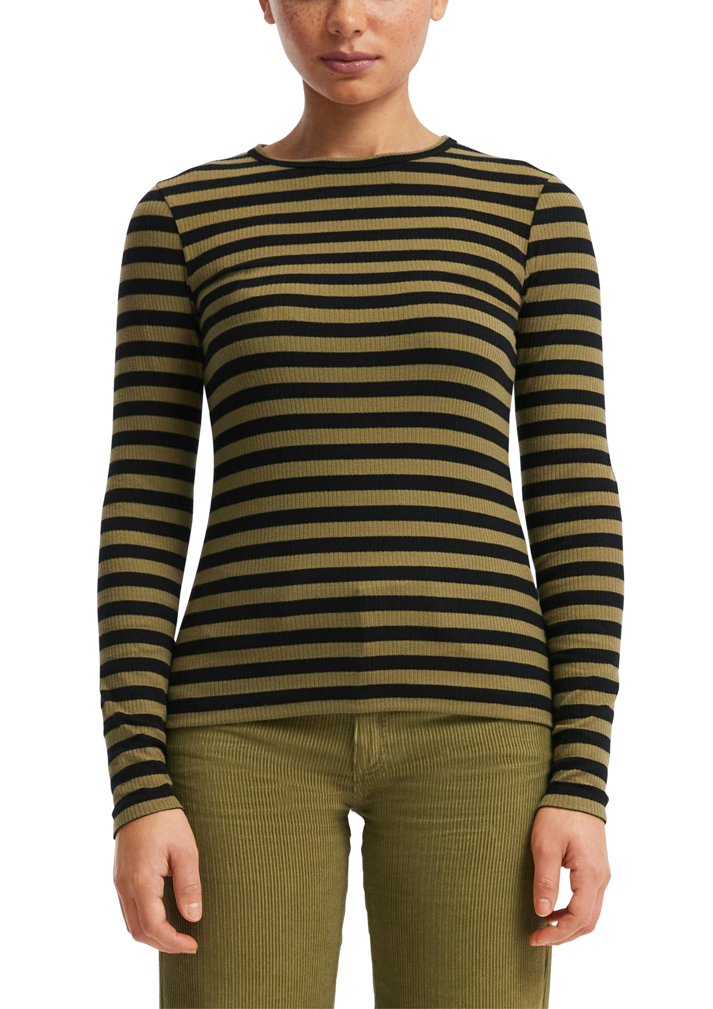 Q/S by s.Oliver Langarmshirts grün