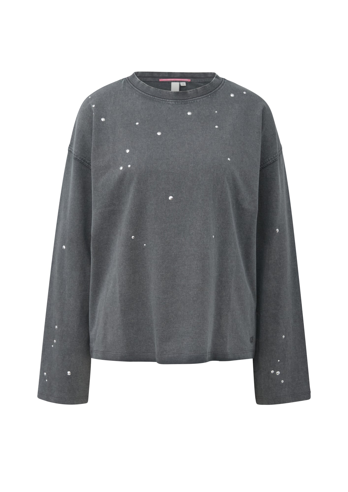 Q/S by s.Oliver Langarmshirts grau