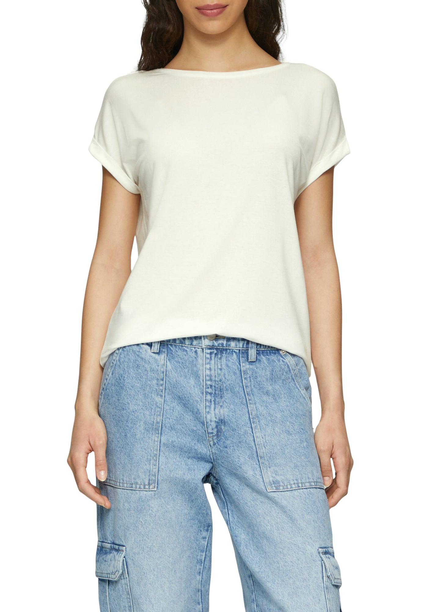 Q/S by s.Oliver T-Shirts weiß