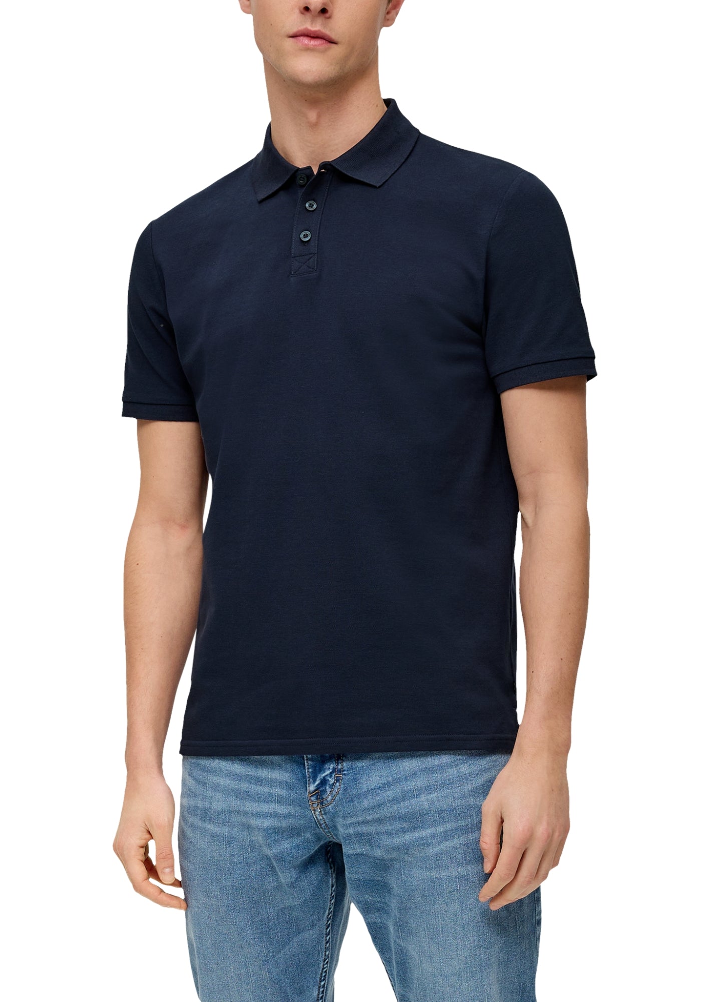 Q/S by s.Oliver Poloshirts dunkelblau