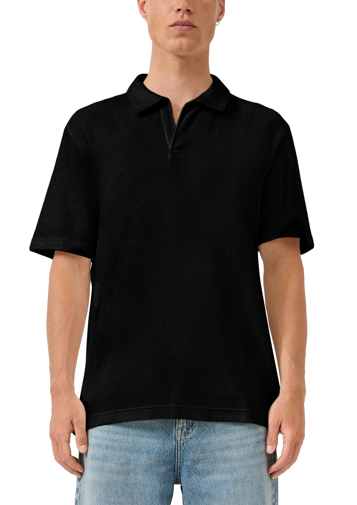Q/S by s.Oliver Poloshirts schwarz