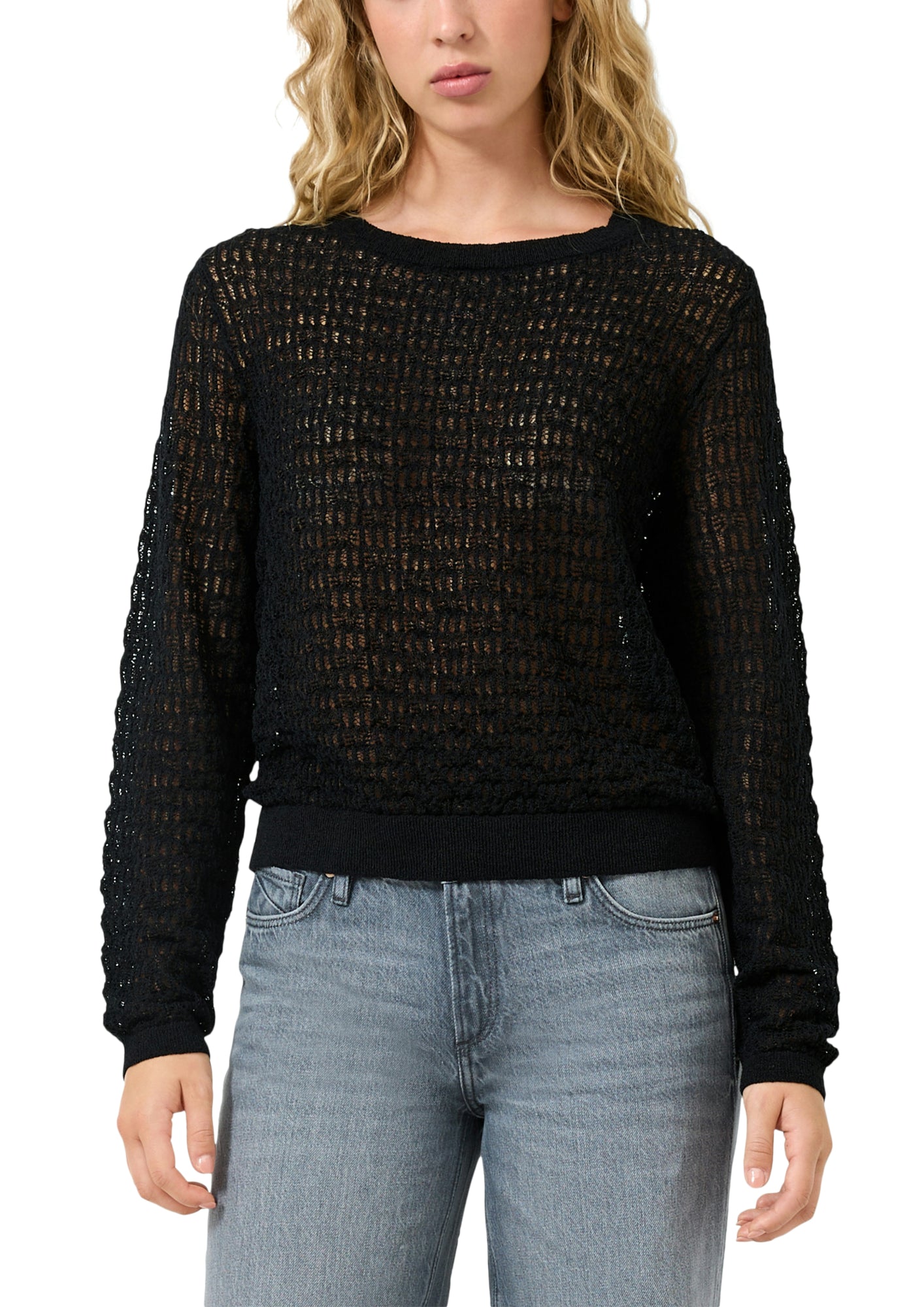 Q/S by s.Oliver Pullover schwarz