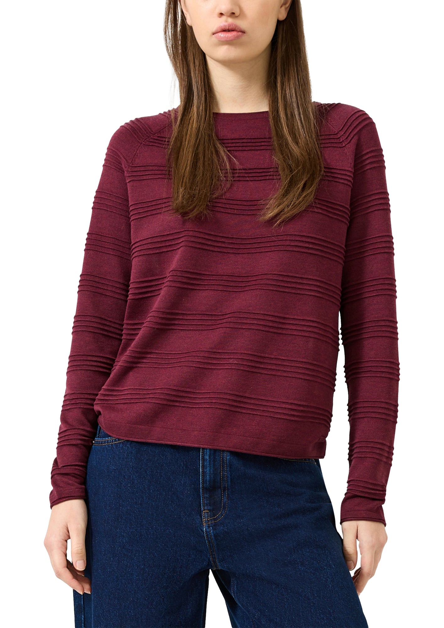 Q/S by s.Oliver Pullover rot