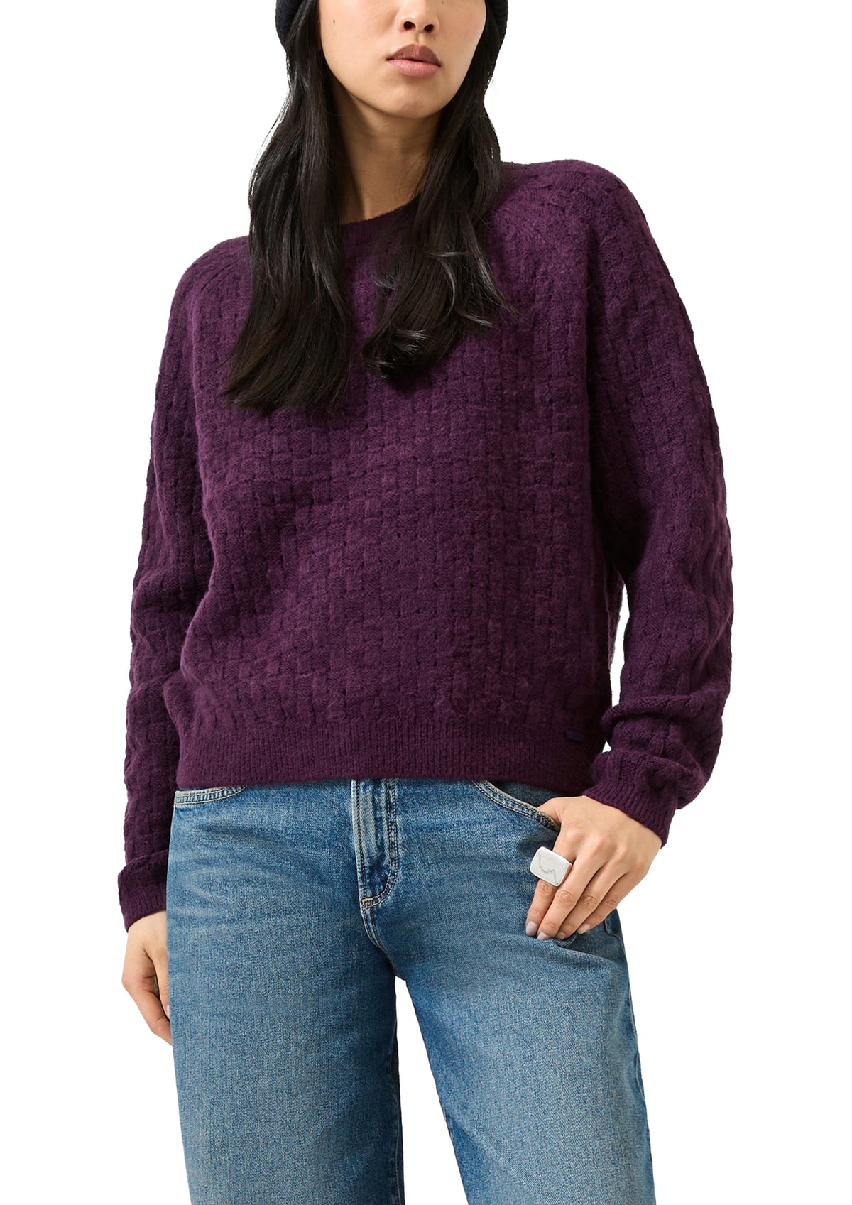 Q/S by s.Oliver Pullover lila