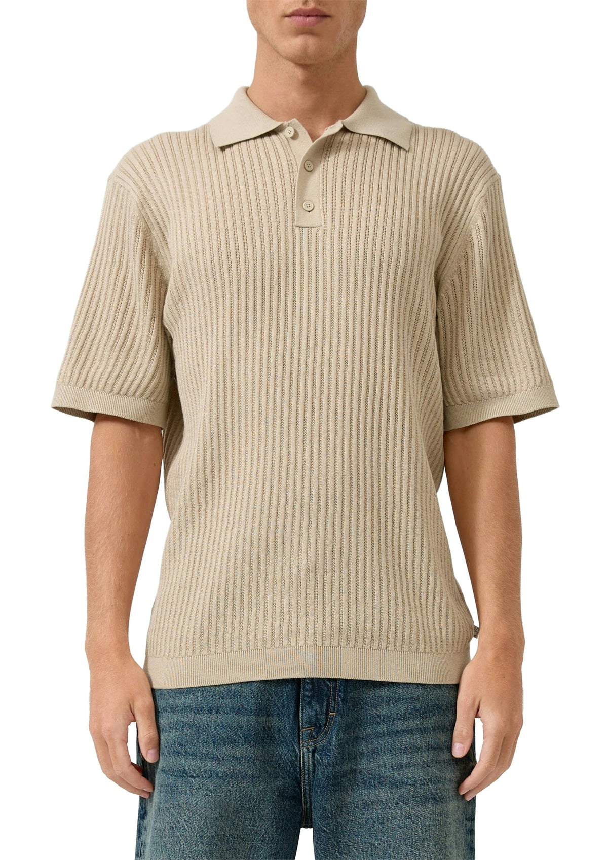 Q/S by s.Oliver Poloshirts beige