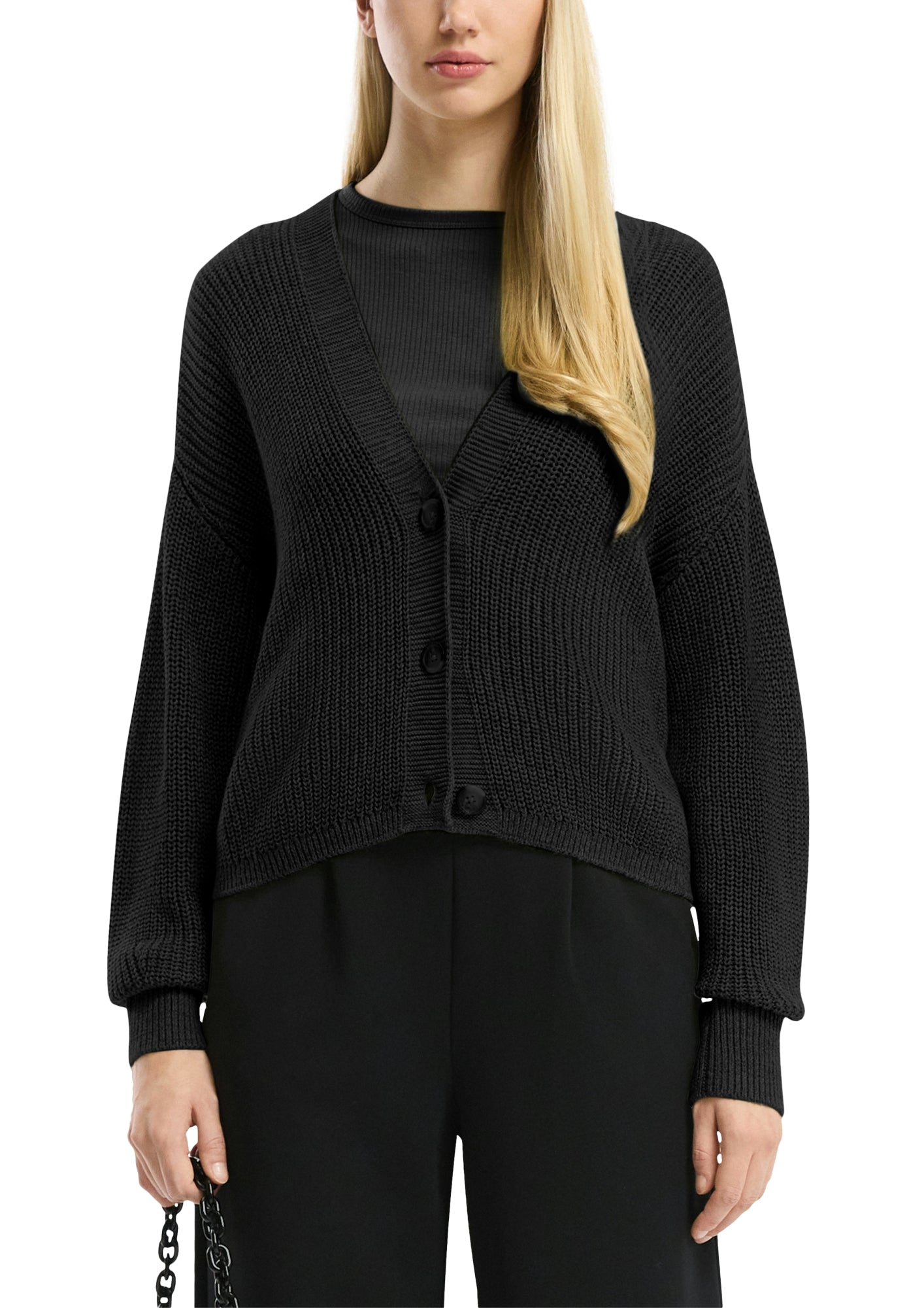 Q/S by s.Oliver Strickjacken schwarz