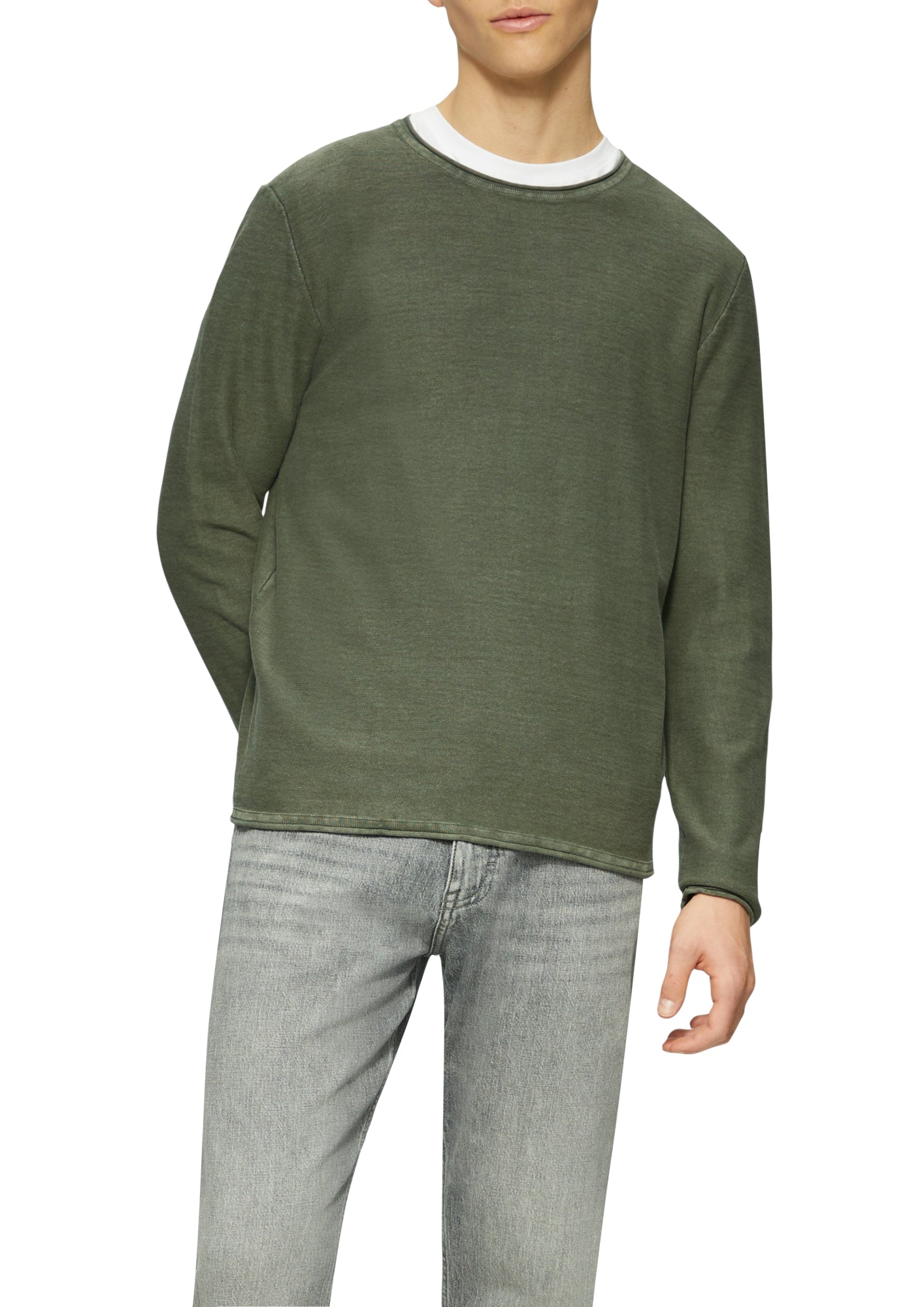 Q/S by s.Oliver Pullover oliv