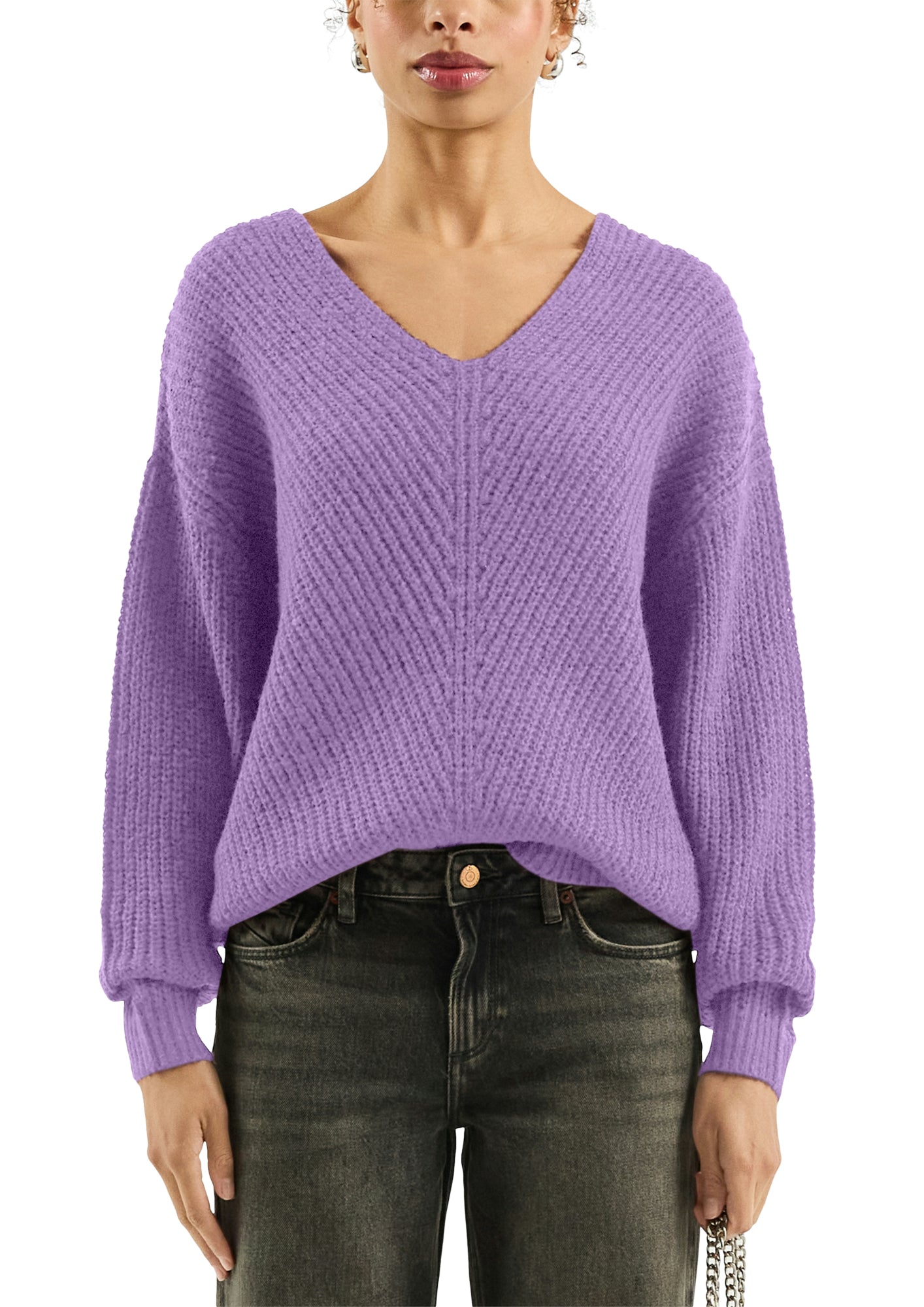 Q/S by s.Oliver Pullover lila