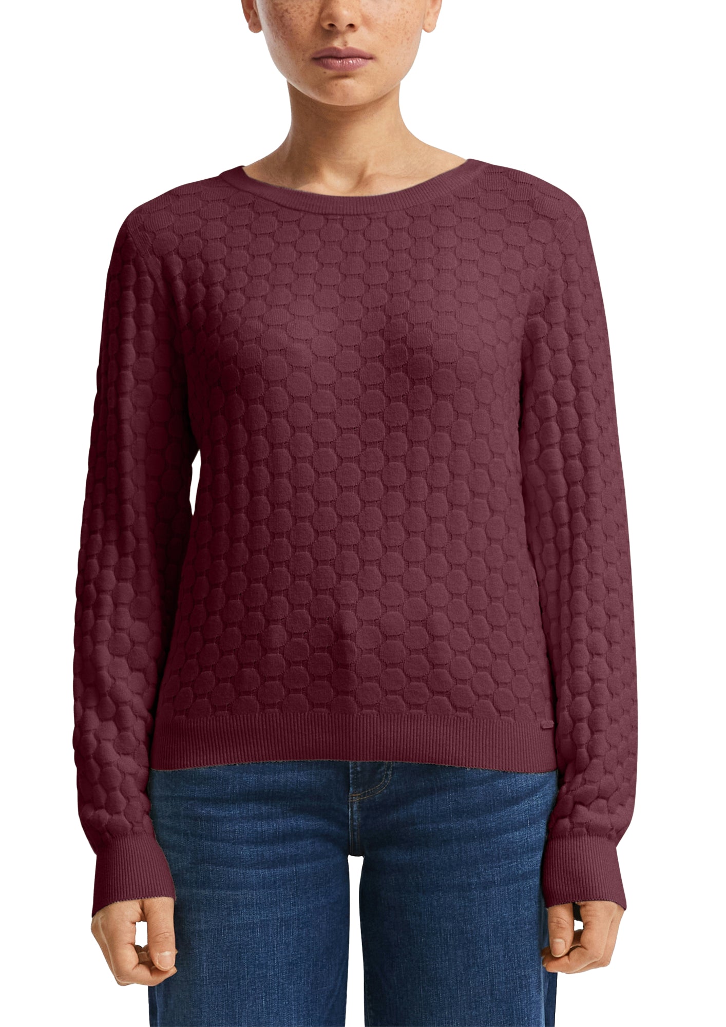 Q/S by s.Oliver Pullover bordeaux