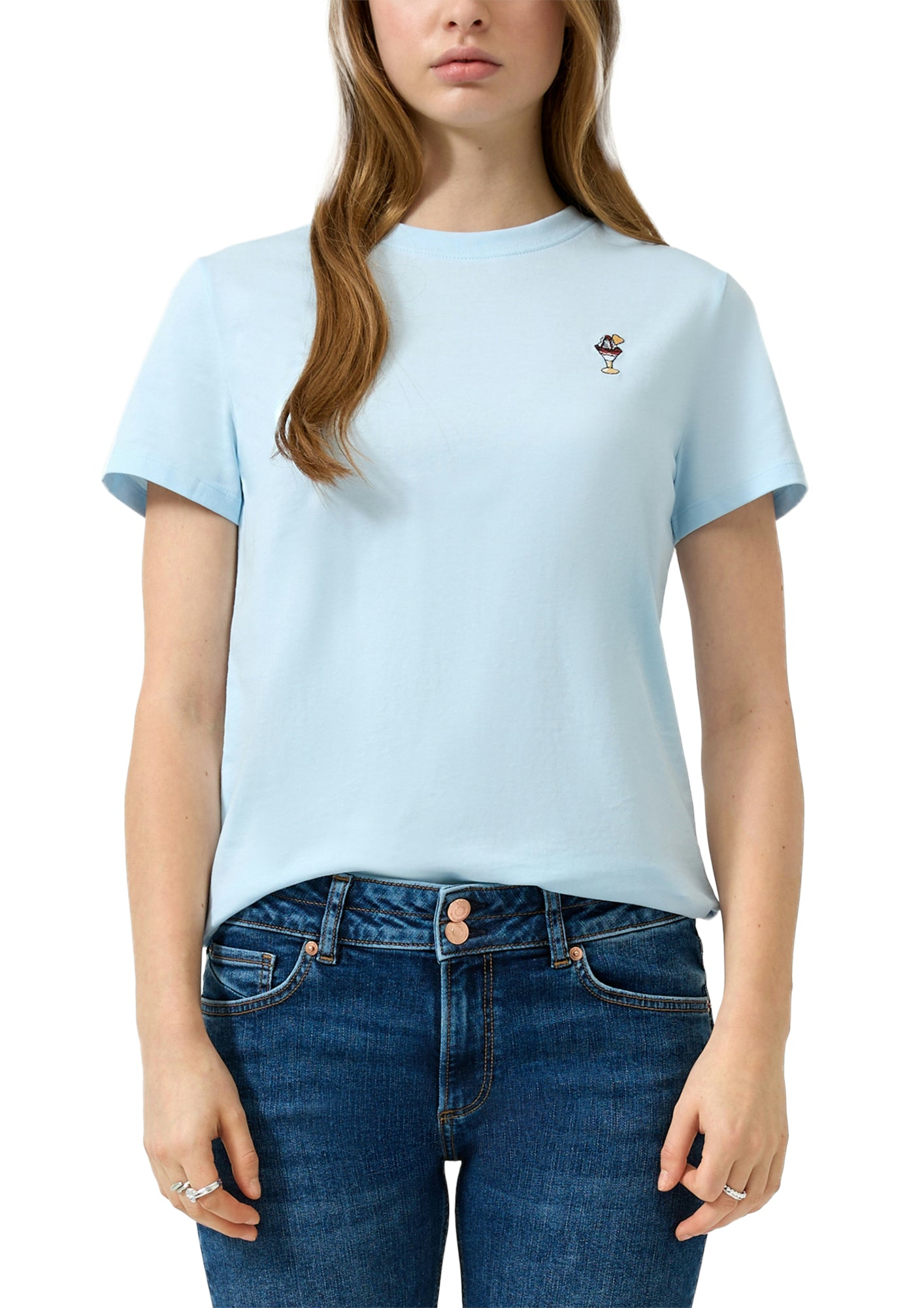 Q/S by s.Oliver T-Shirts hellblau