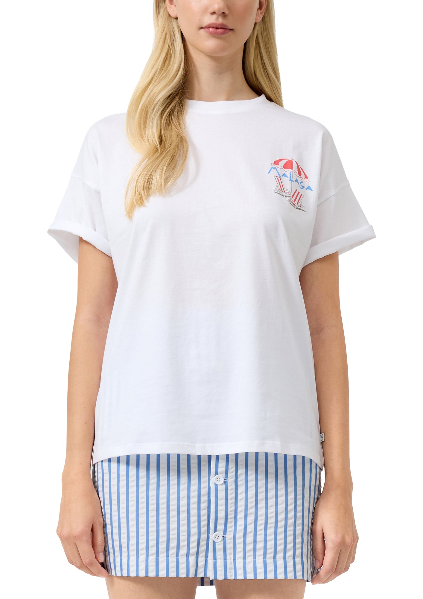 Q/S by s.Oliver T-Shirts weiß