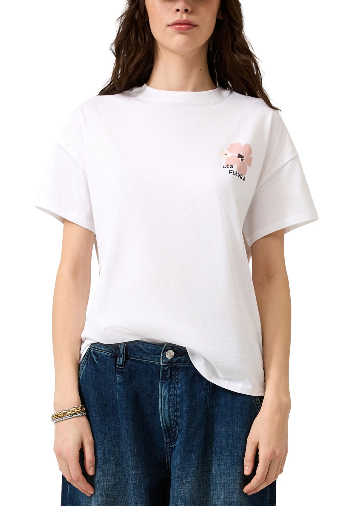 Q/S by s.Oliver T-Shirts weiß