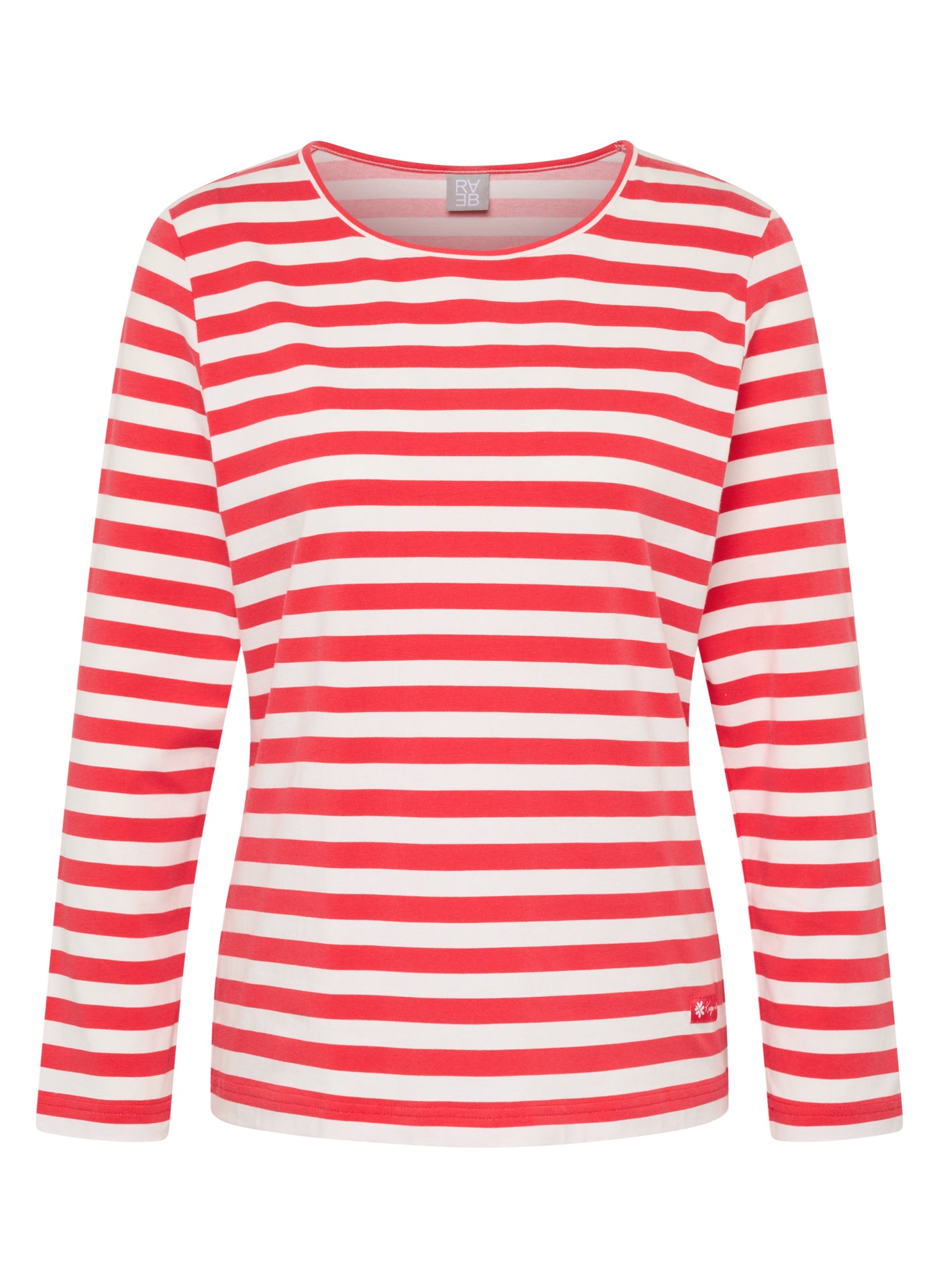 Rabe Langarmshirts koralle