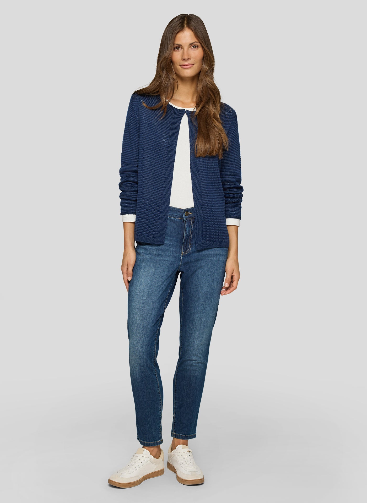 Rabe Strickjacken blau