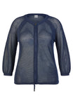 Rabe Strickjacken blau