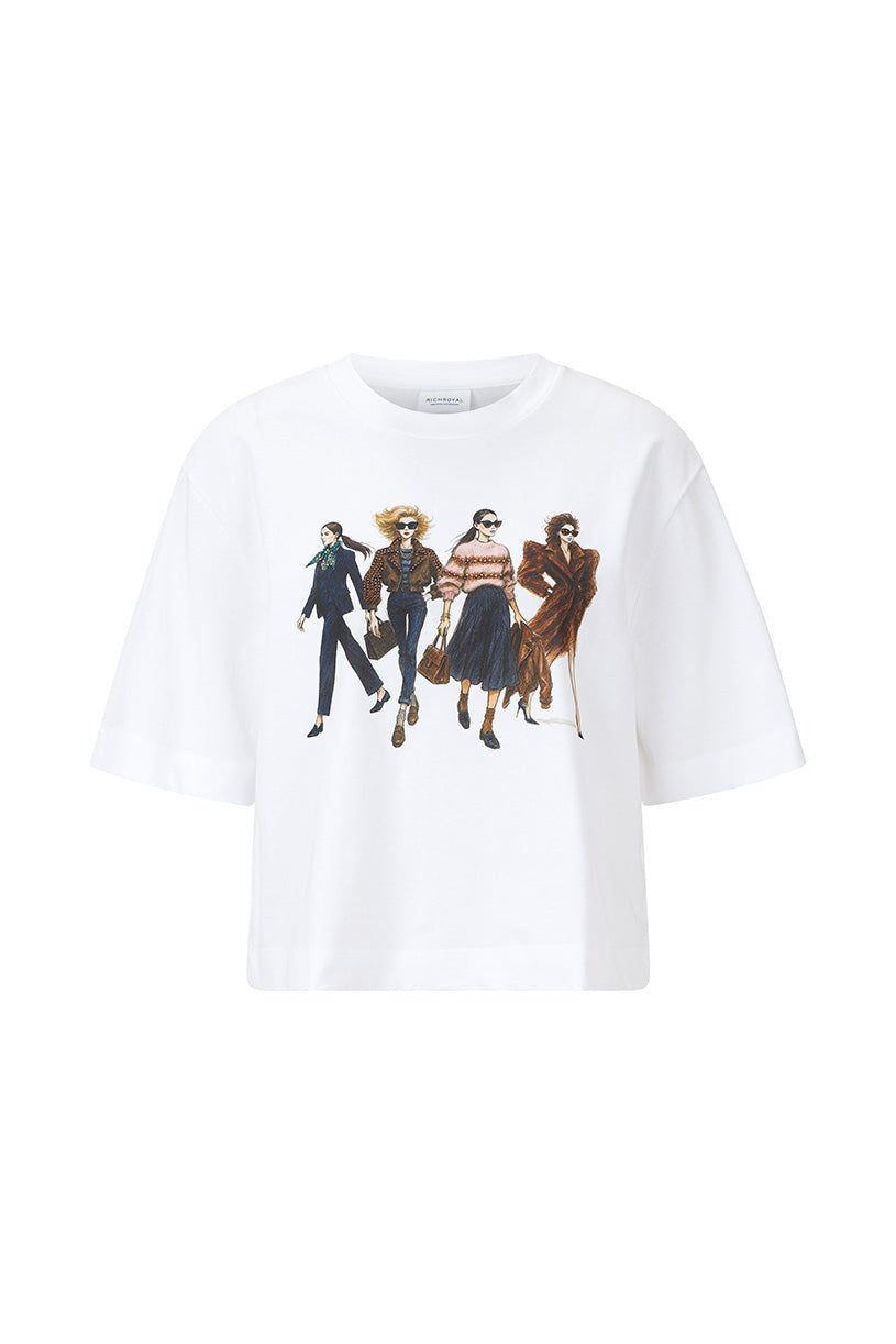 Rich & Royal T-Shirts weiß