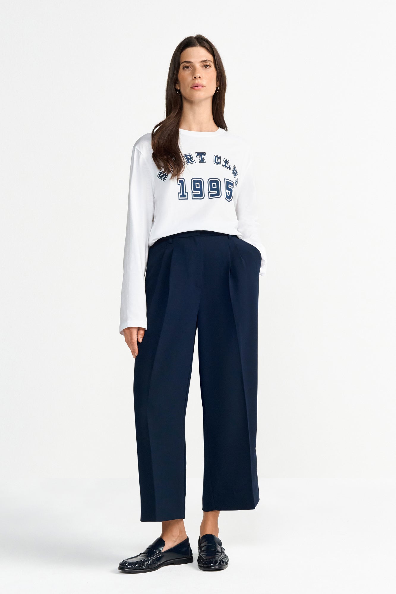 Rich & Royal Businesshosen  dunkelblau