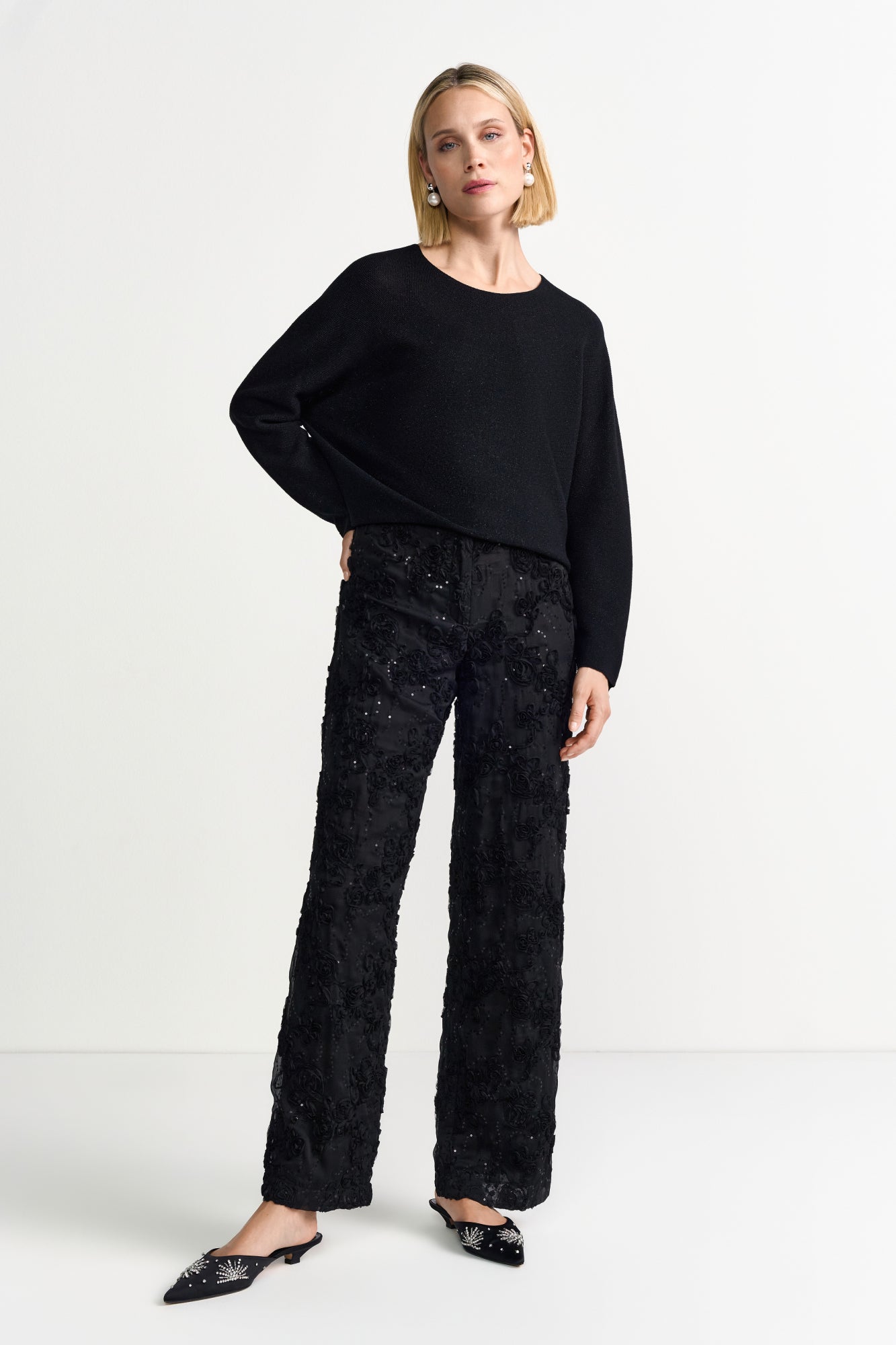 Rich & Royal Pullover  schwarz