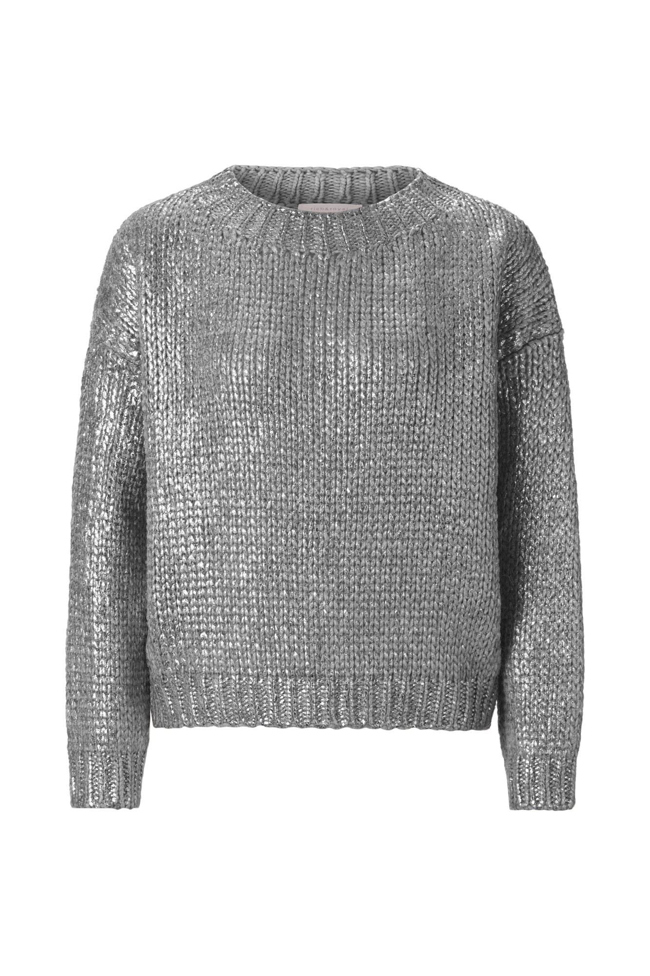 Rich & Royal Pullover silber