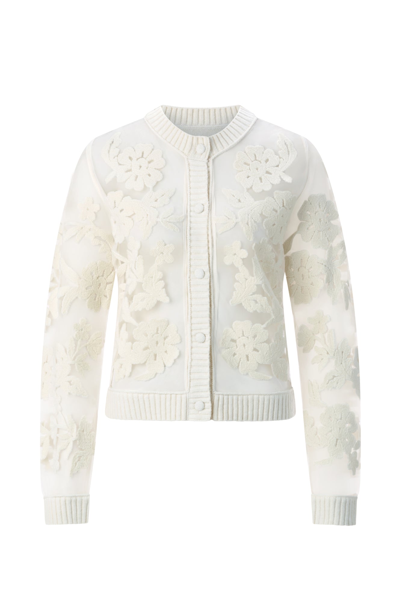 Rich & Royal Strickjacken weiß