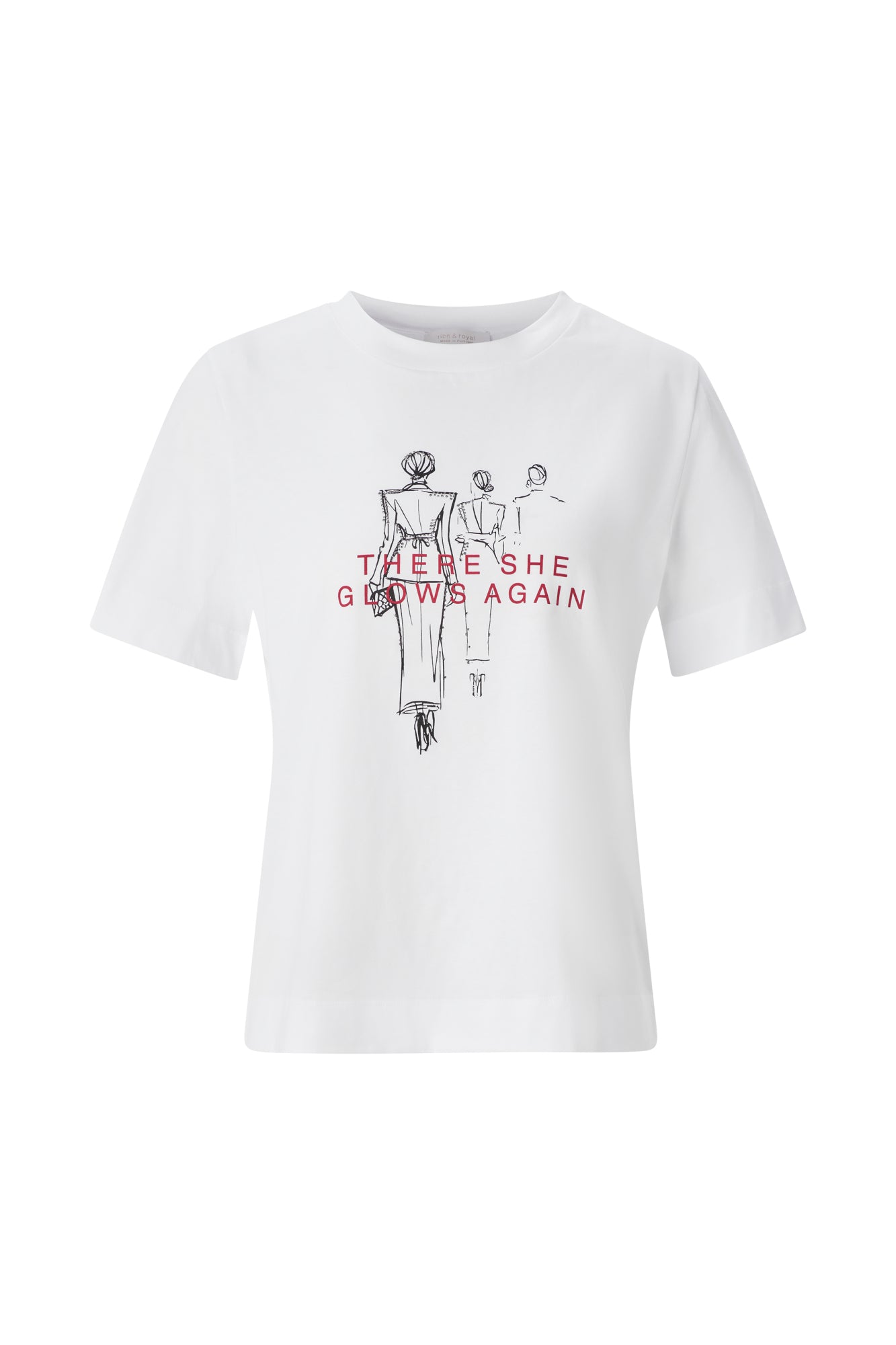 Rich & Royal T-Shirts weiß