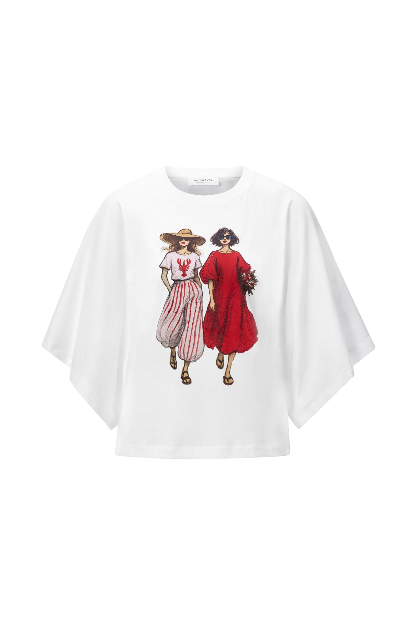Rich & Royal T-Shirts weiß