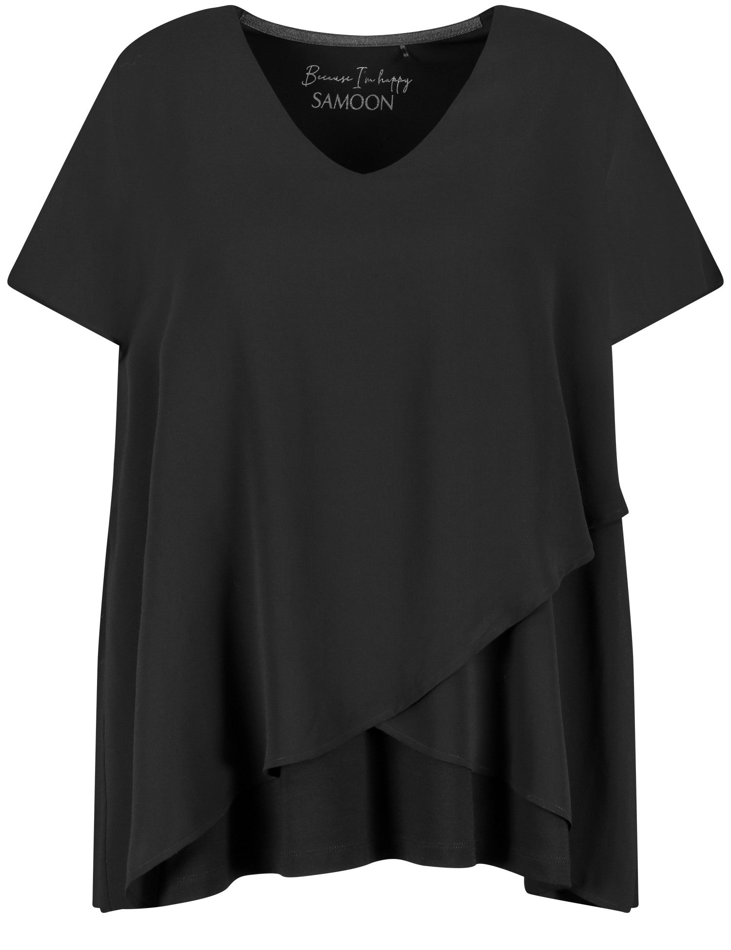 Samoon T-Shirts schwarz