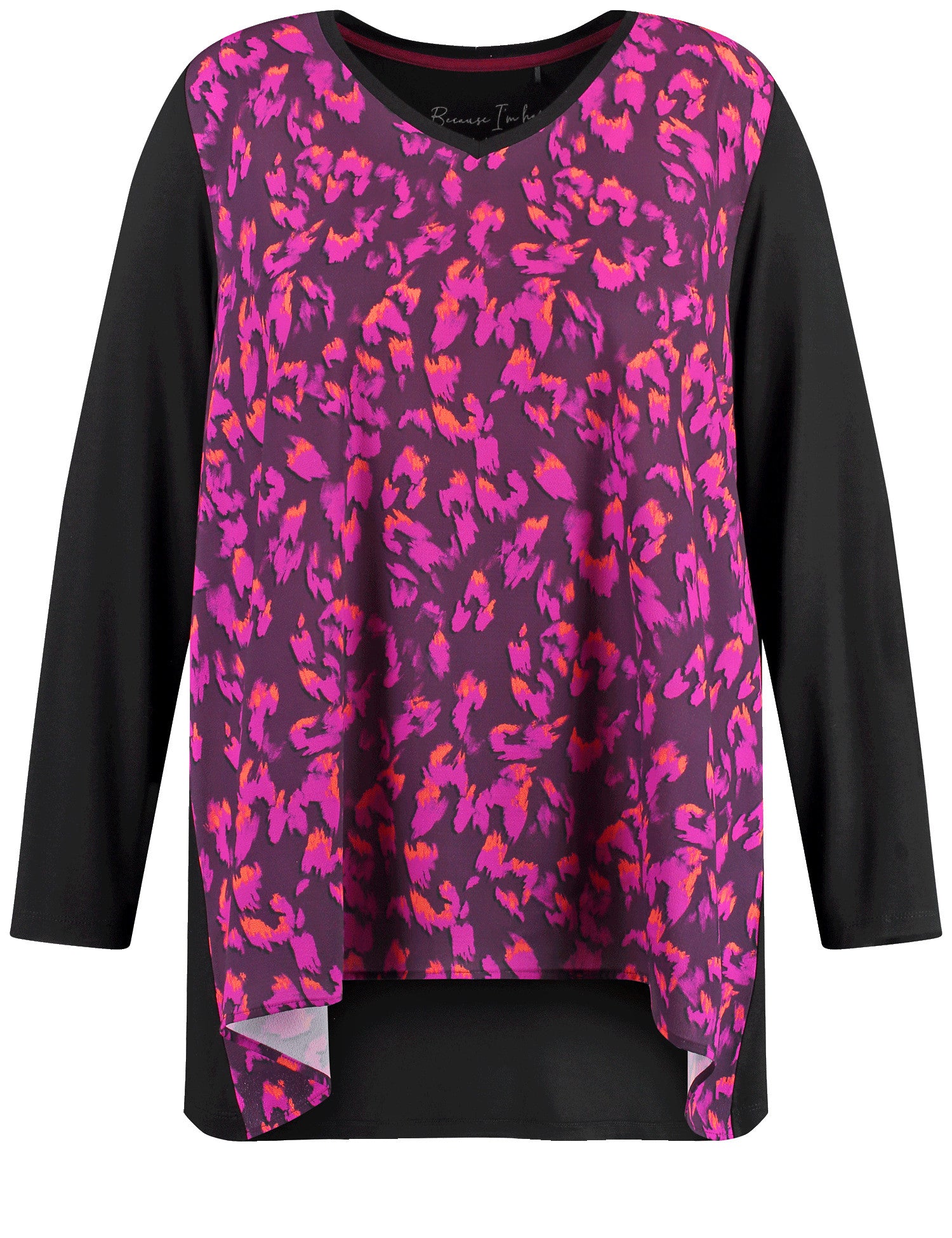 Samoon Langarmshirts pink