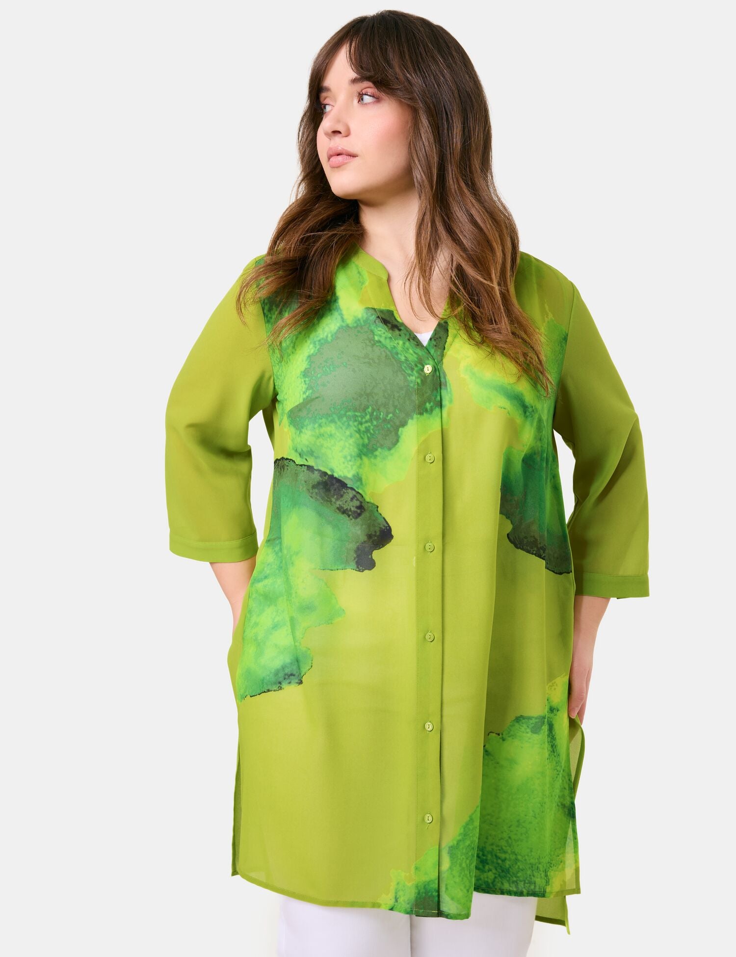 Samoon Blusen hellgrün