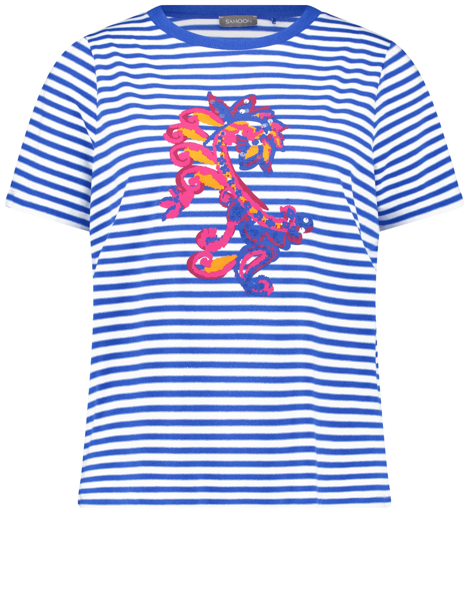 Samoon T-Shirts blau