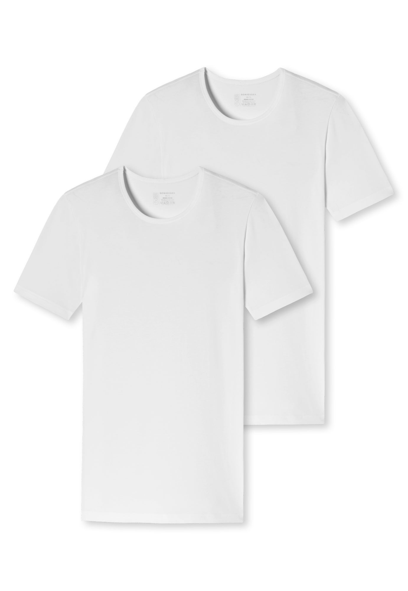 Schiesser Pyjamashirts weiß