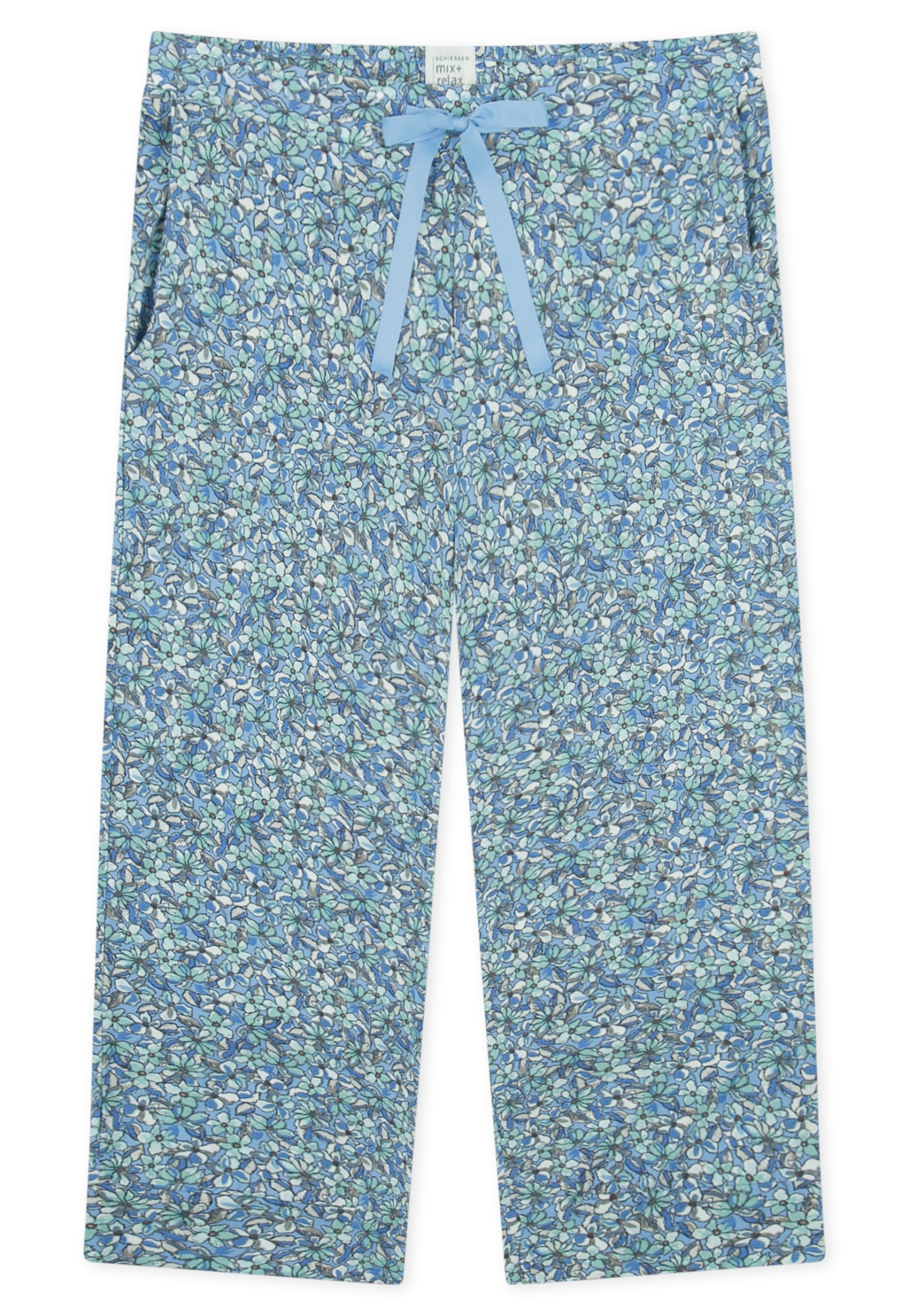 Schiesser Pyjamashorts hellblau