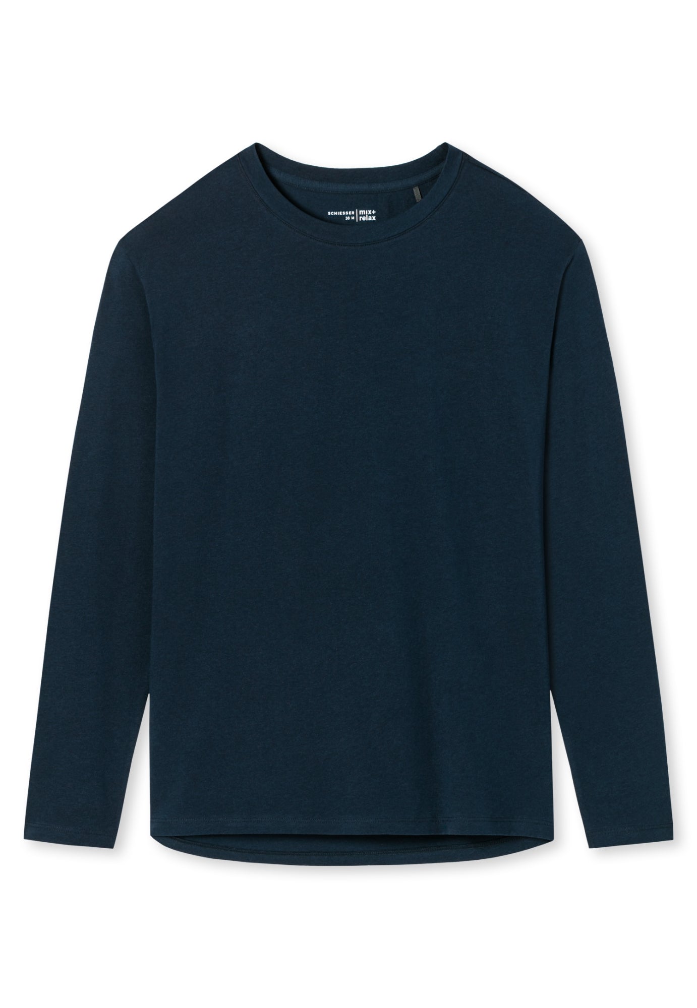 Schiesser Pyjamashirts dunkelblau