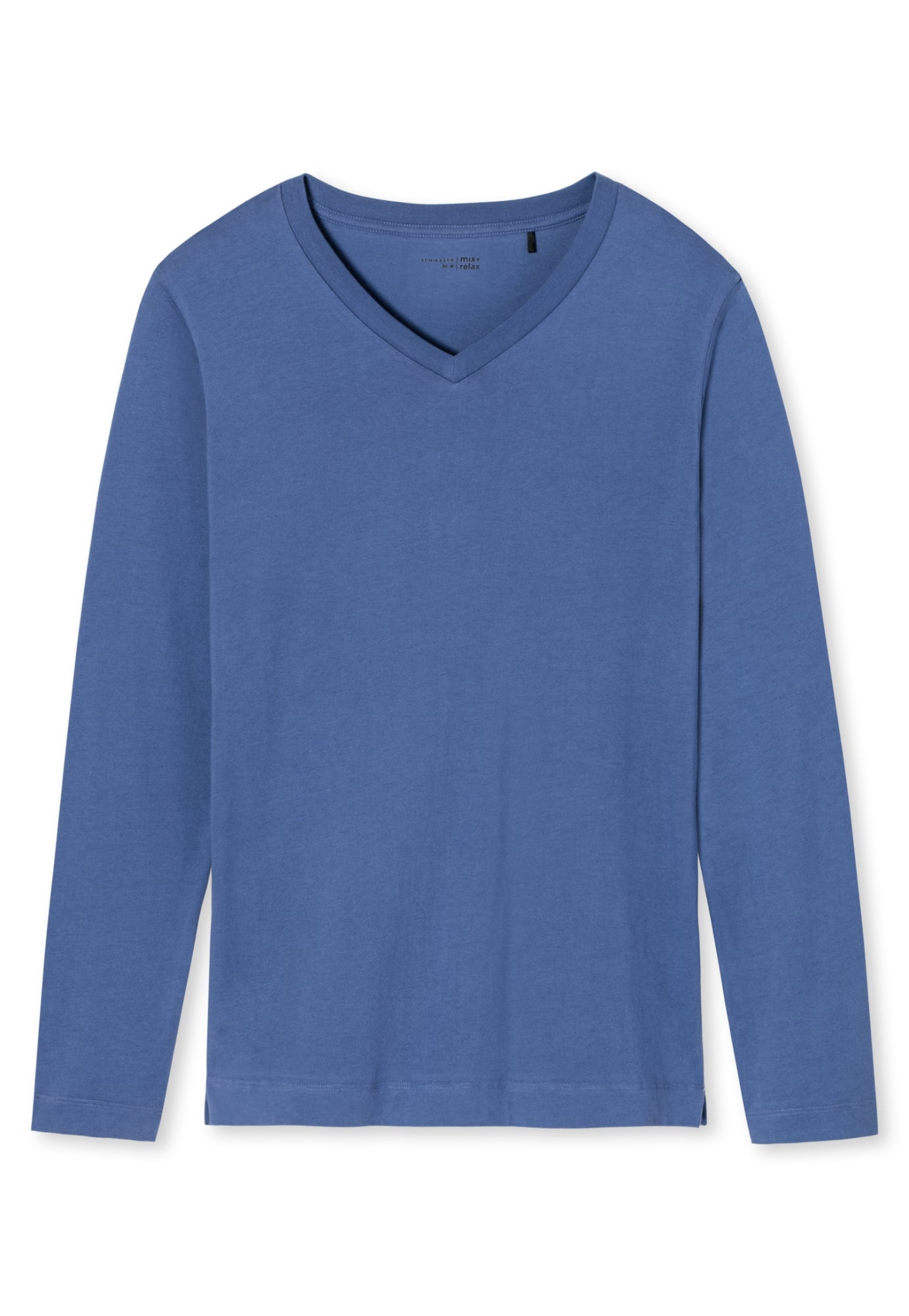 Schiesser Pyjamashirts blau
