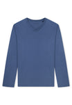Schiesser Pyjamashirts blau