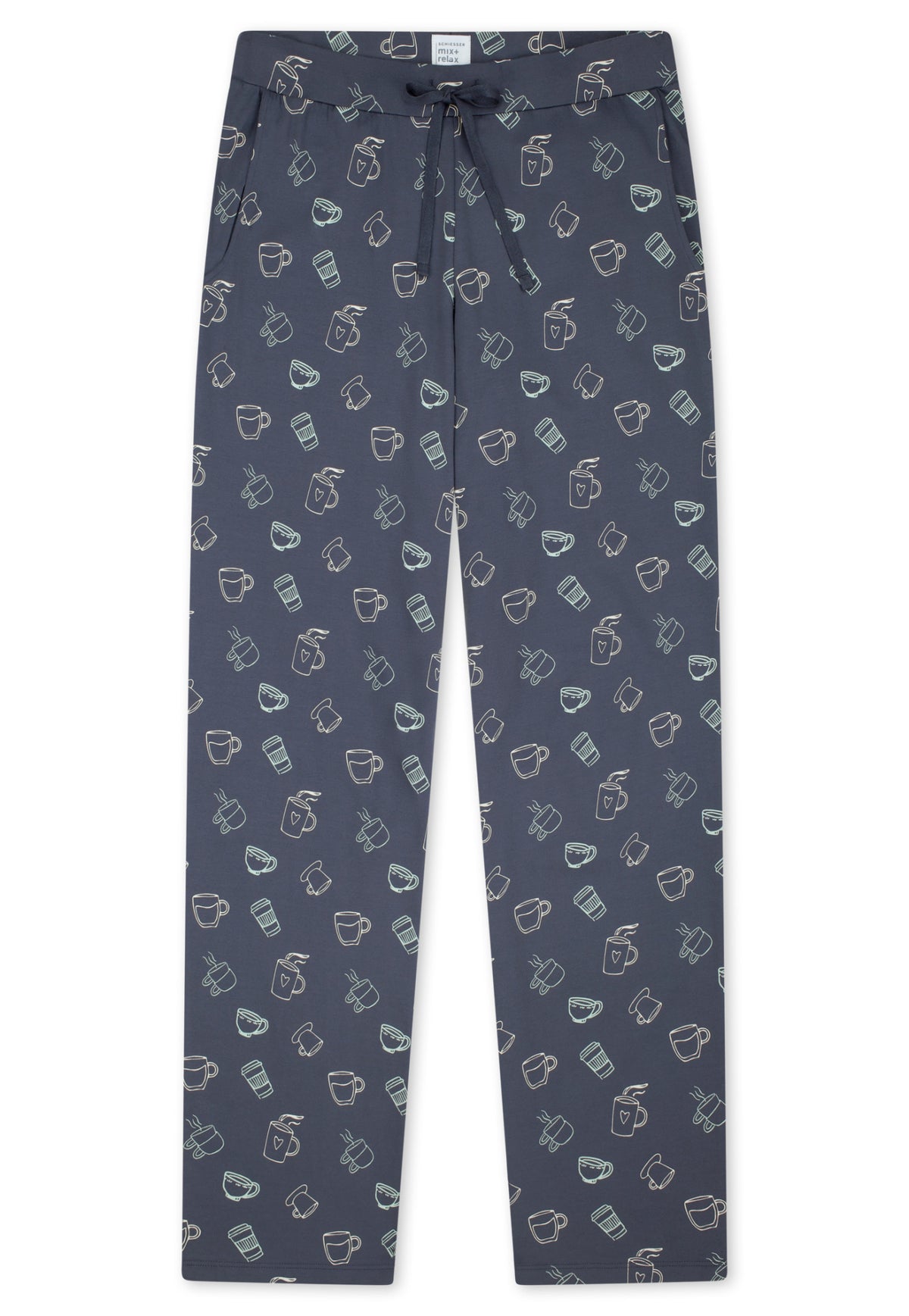 Schiesser Pyjamashorts blau