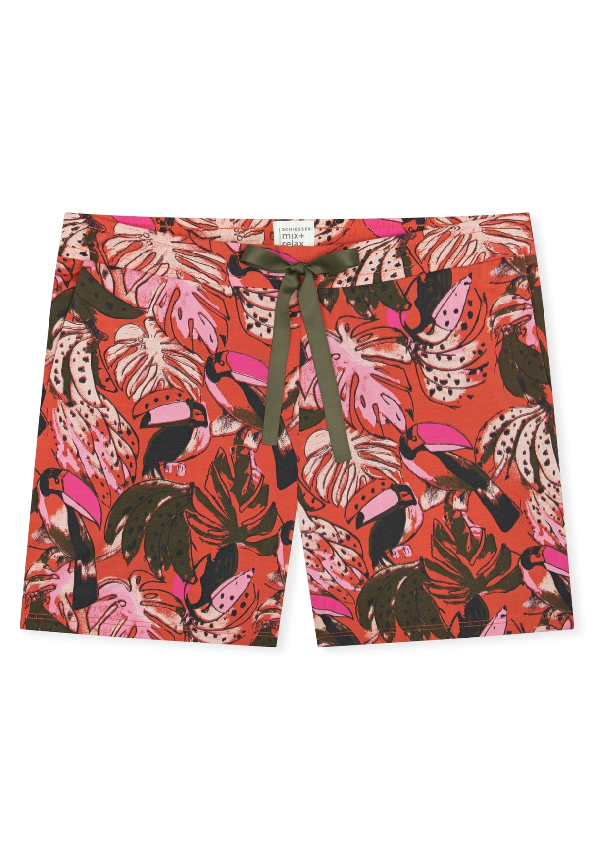 Schiesser Pyjamashorts rot