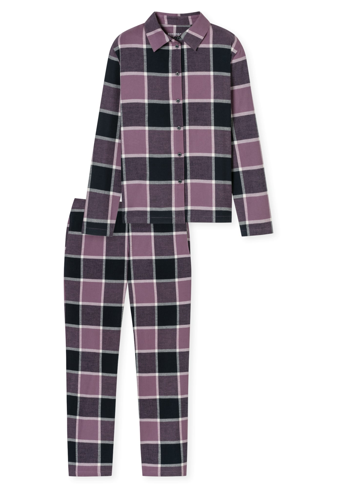 Schiesser Pyjama lila