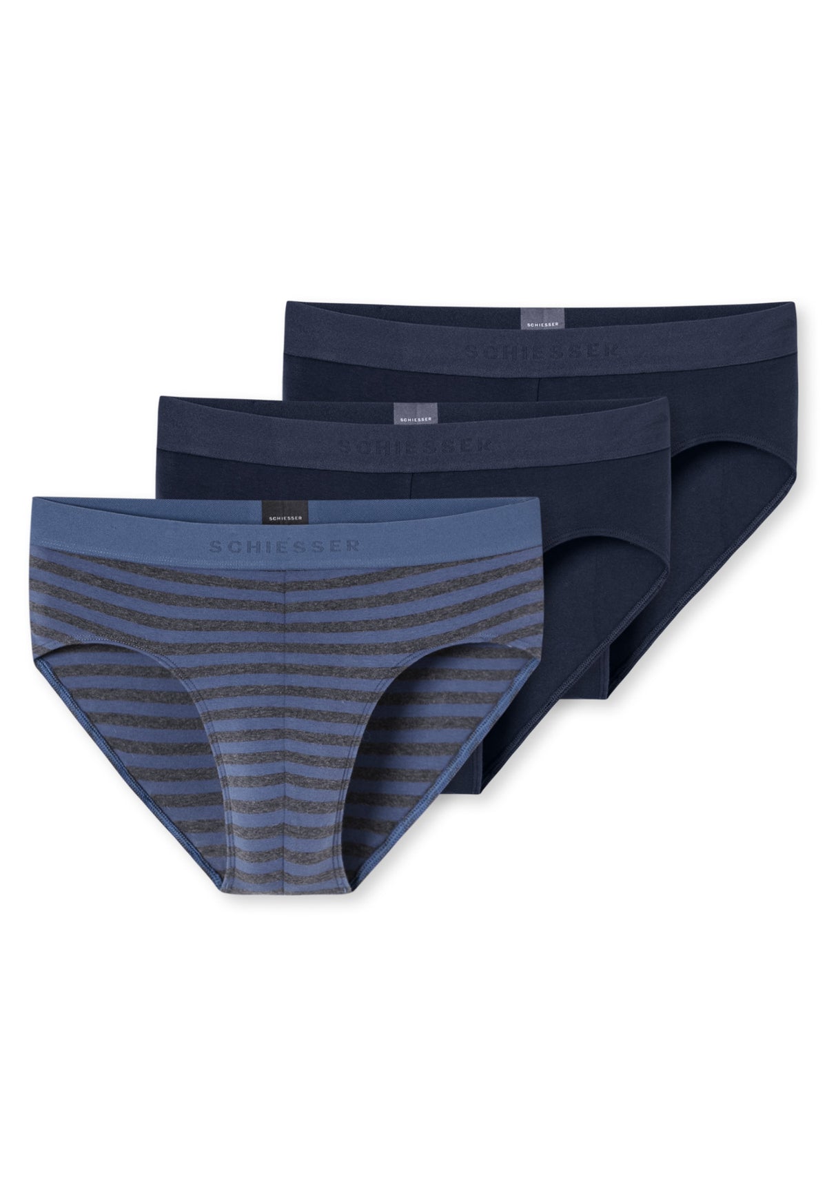 Schiesser Unterhosen blau