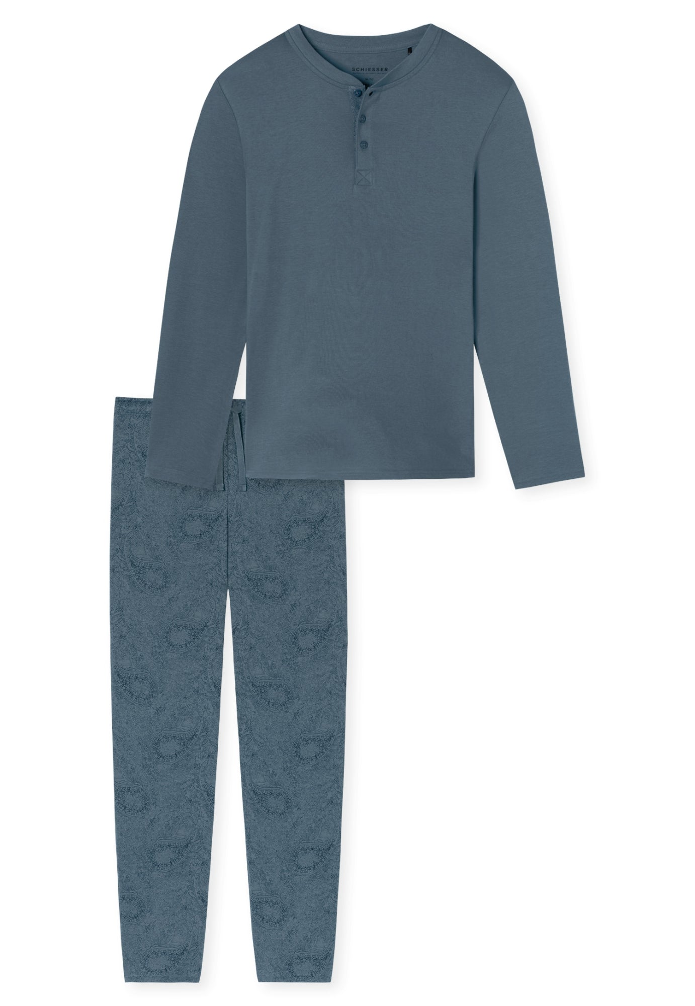 Schiesser Pyjamas dunkelblau
