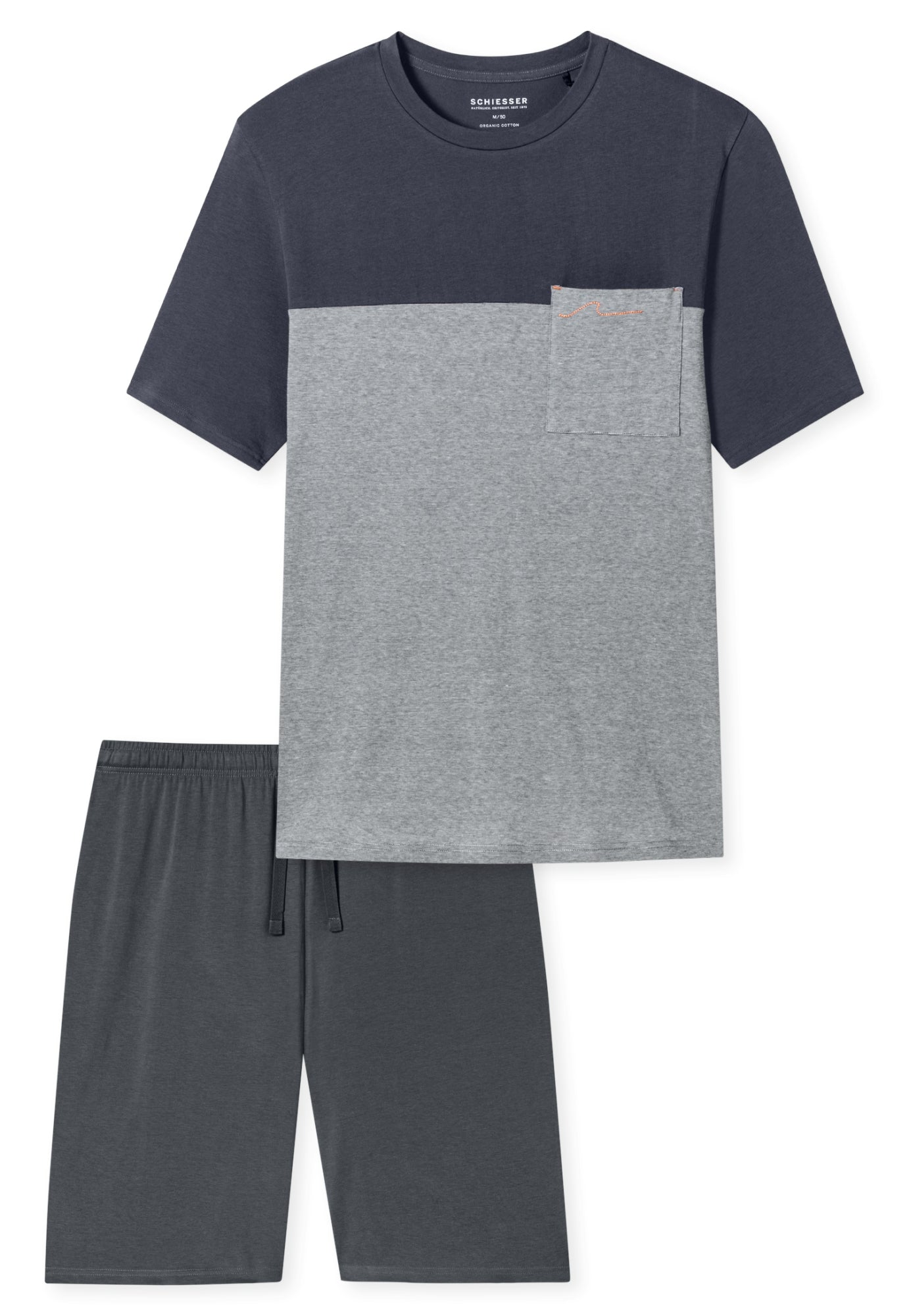 Schiesser Pyjamas grau
