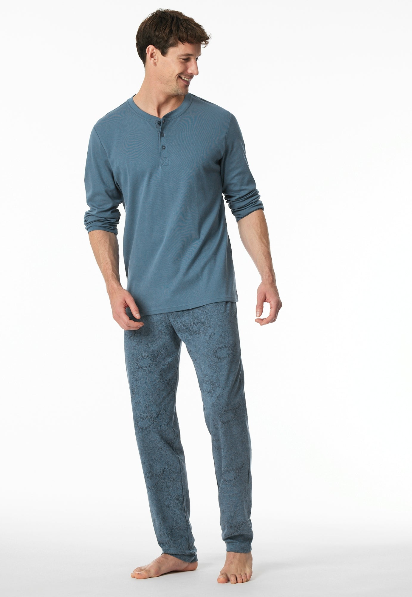 Schiesser Schlafanzüge  dunkelblau