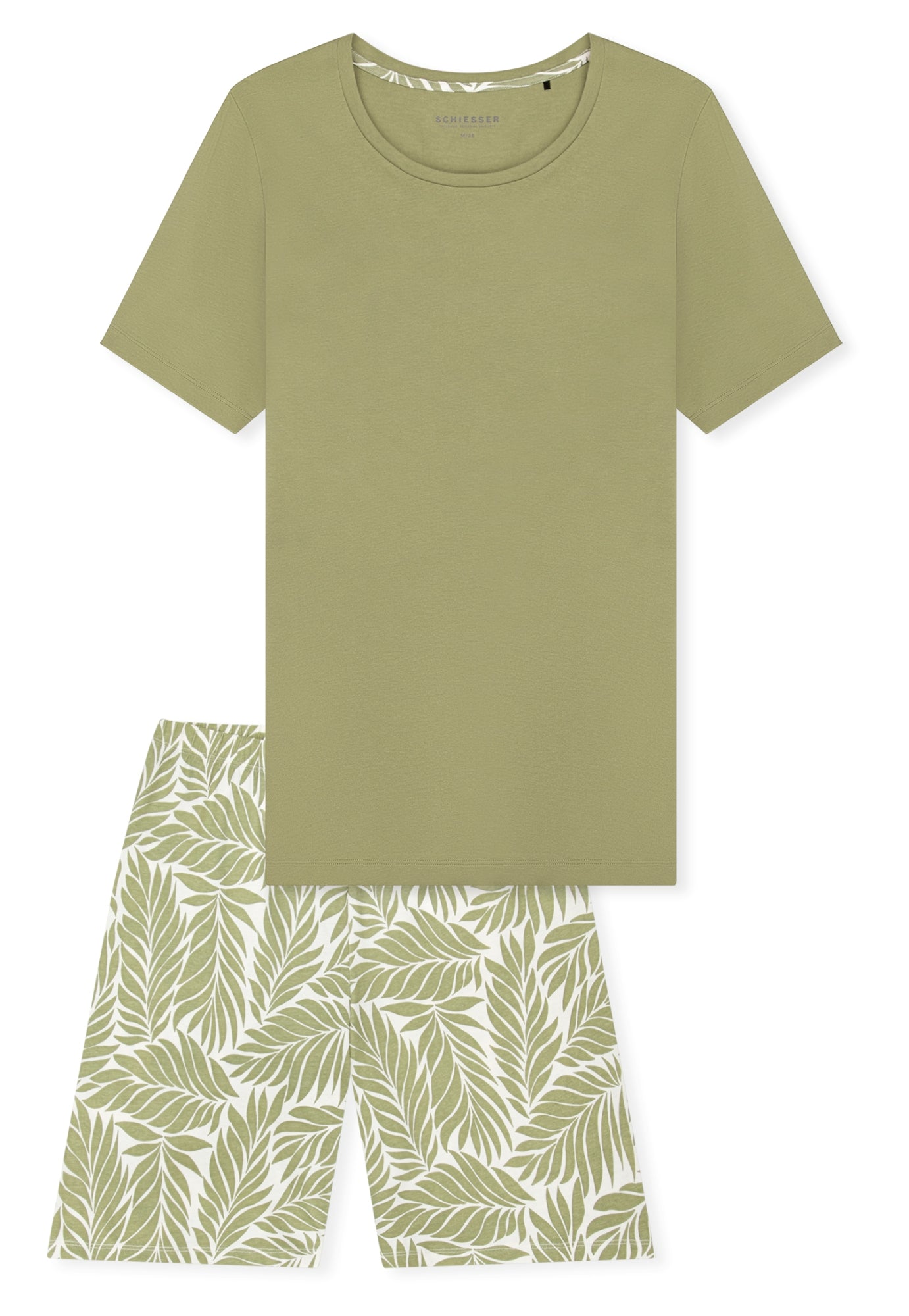 Schiesser Pyjama grün