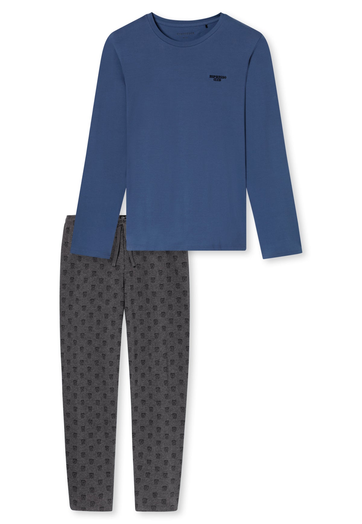 Schiesser Pyjamas dunkelgrau