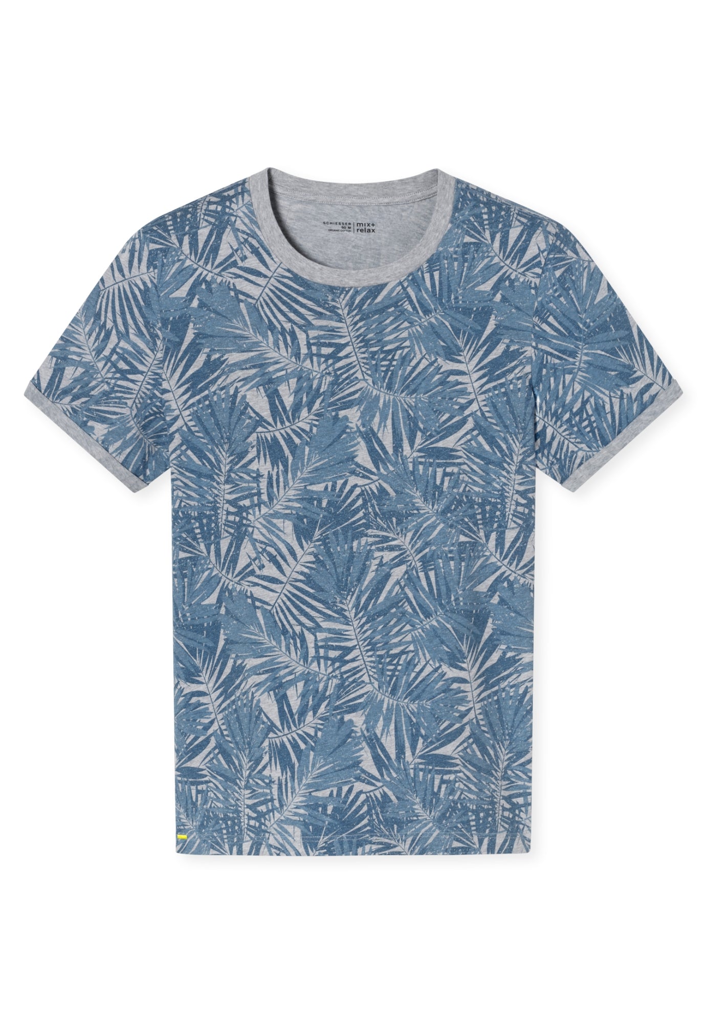 Schiesser Pyjamashirts blau