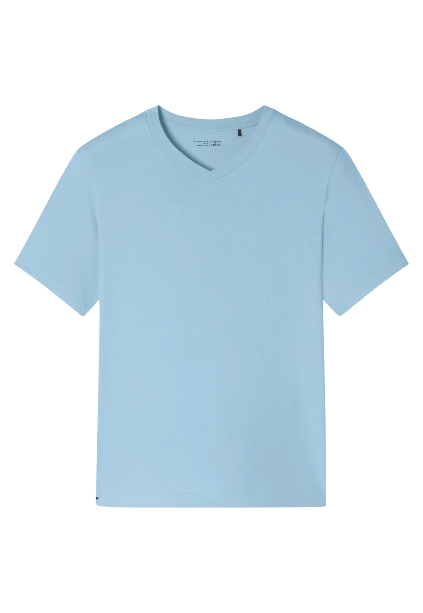 Schiesser Pyjamashirts hellblau